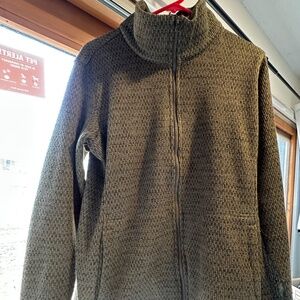 Columbia Women's Jacket XL - Dk. Green w/Black.